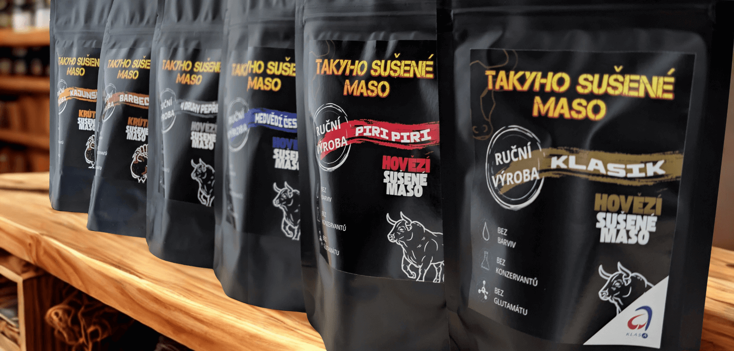 Sušené maso a víno